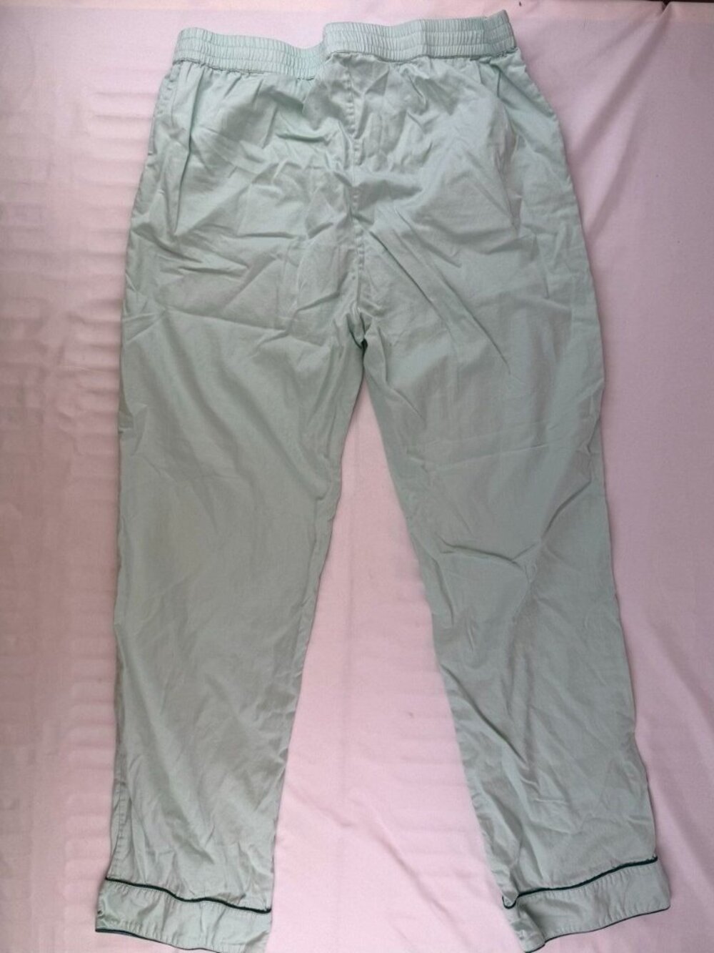 LAKE Pajamas Long Sleeve Pants Set Size Medium in Light Mint Green - Picture 11 of 15